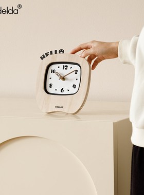 Mndeld入户玄关时钟装饰小家居客厅饰品酒柜软装高级感钟表