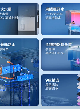 【咨询秒杀价】海尔商用净水器加热直饮一体机HSY400-SW30R2LSUL