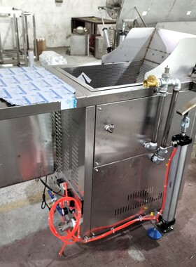 自动翻斗翻面炉商用煮面炉学校工厂食堂大型煮面定时设置