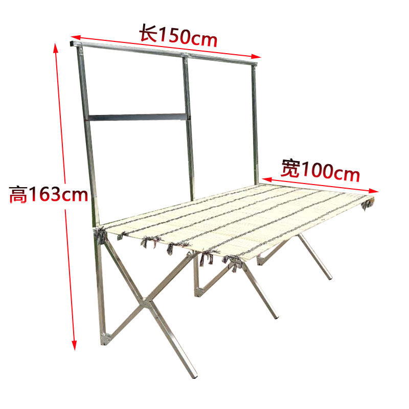 夜市摆地摊折叠货架摆摊桌地推摆摊架子摆地摊折叠桌便携地摊货架 - 图1