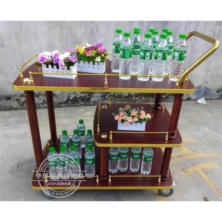 三层餐车酒店饭厅实木服务饭厅点心手推移动上菜火锅酒水置物架,淘宝优惠券,粉丝福利购,淘宝优惠卷