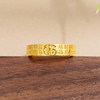 The old temple's gold blessings are always there with the blessing ring. Pure pure gold 999 women's ring. Chinese Valentine's Day gift for girlfriend and wife.