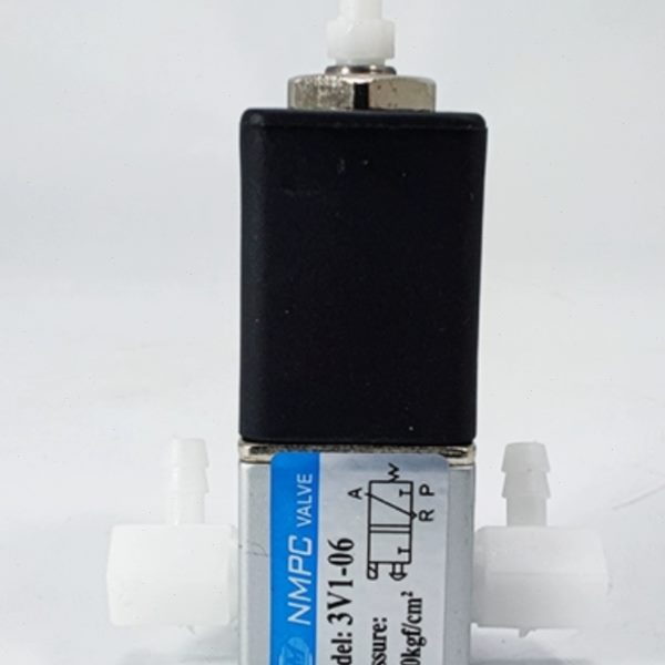 NMPC点胶机电磁阀DC12V/24V 3W三通3V1-06南韬982/983A点胶机配件 - 图0