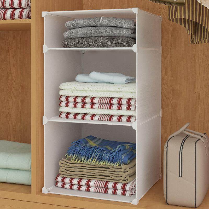 衣柜收纳分层隔板47橱柜整理架置物架塑料隔层板隔断宿舍寝室柜子,淘宝优惠券,粉丝福利购,淘宝优惠卷