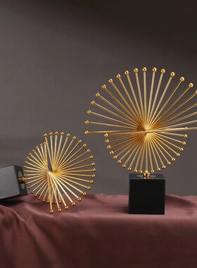 时来运转摆件轻奢高档客厅旺宅入户玄关新房样板间电视柜软装饰品