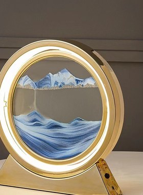 流沙画摆件创意艺术客厅办公室酒柜电视柜家居轻奢装饰品礼物沙漏