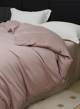 100S高级感纯棉被套单件a类全棉长绒棉单双人被罩三件套床上用品