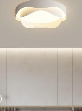 2023年新款吸顶灯简约花朵法式奶油风卧室吸顶灯灯现代书房主卧灯