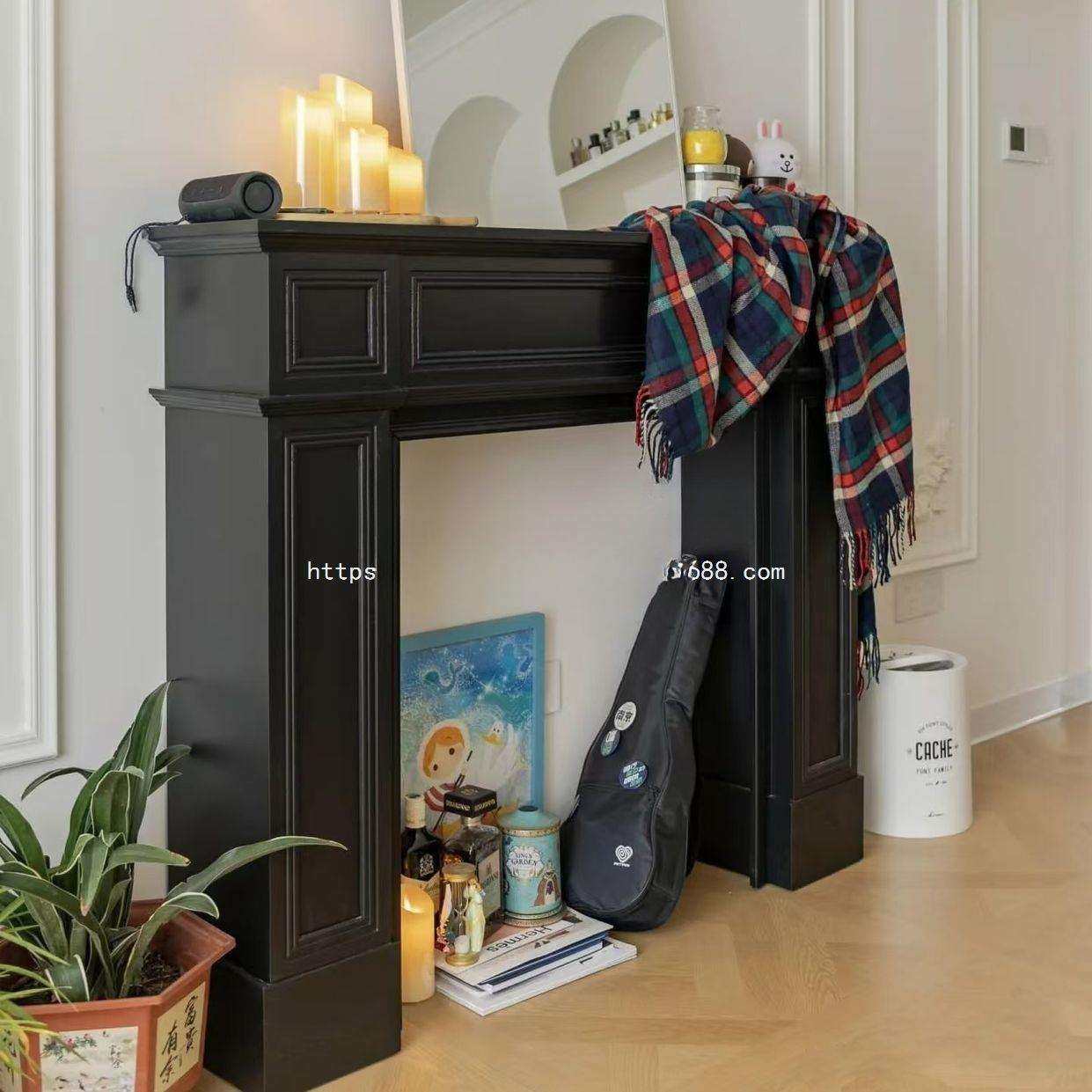 缘屿沁壁炉装饰柜装饰欧式摄影玄关壁炉架乡村民宿复古美式法式客,淘宝优惠券,粉丝福利购,淘宝优惠卷