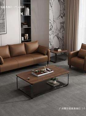 科技布艺沙发小户型出租屋客厅现代简约双三人网红卧室接待服装店