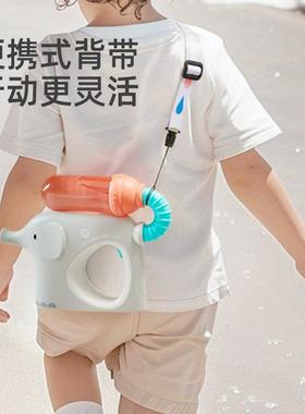 mideer弥鹿小象电动水枪儿童喷水连发打水仗宝宝呲水枪户外玩具