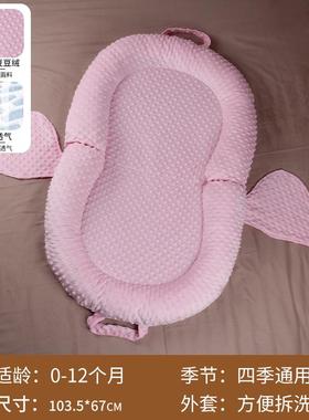 婴儿防吐奶斜坡垫防溢奶呛奶枕头床中床新生儿护脊椎躺喂奶神器