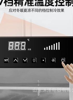 多功能子母柜商用冷藏冷冻双温一体展示柜餐饮厨房立式操作台冰柜