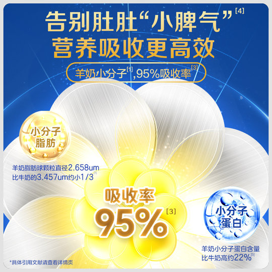 佳贝艾特羊奶粉悦白1段150g试用进口婴幼儿配方羊奶粉官方旗舰店