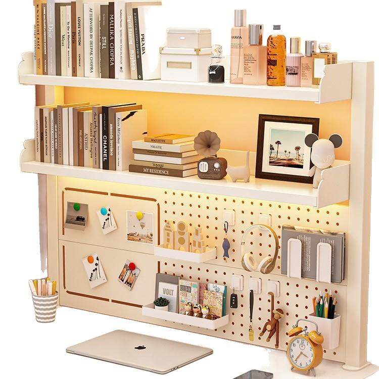 桌面置物架学生学习书桌收纳架子电脑办公桌上多层网红洞洞板,淘宝优惠券,粉丝福利购,淘宝优惠卷