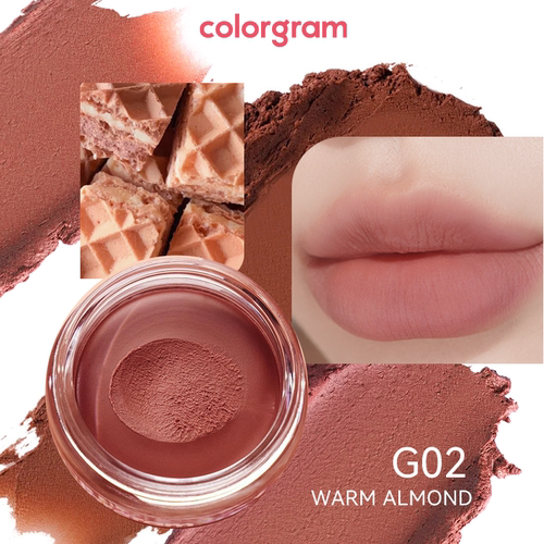 colorgram哑光果酱膏唇泥雾面哑光多用腮红显色唇颊两用膏3.5g - 图0