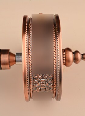 藏式手摇转动纯铜手动转桶筒西藏家用摆件装饰随身携带百字明观音