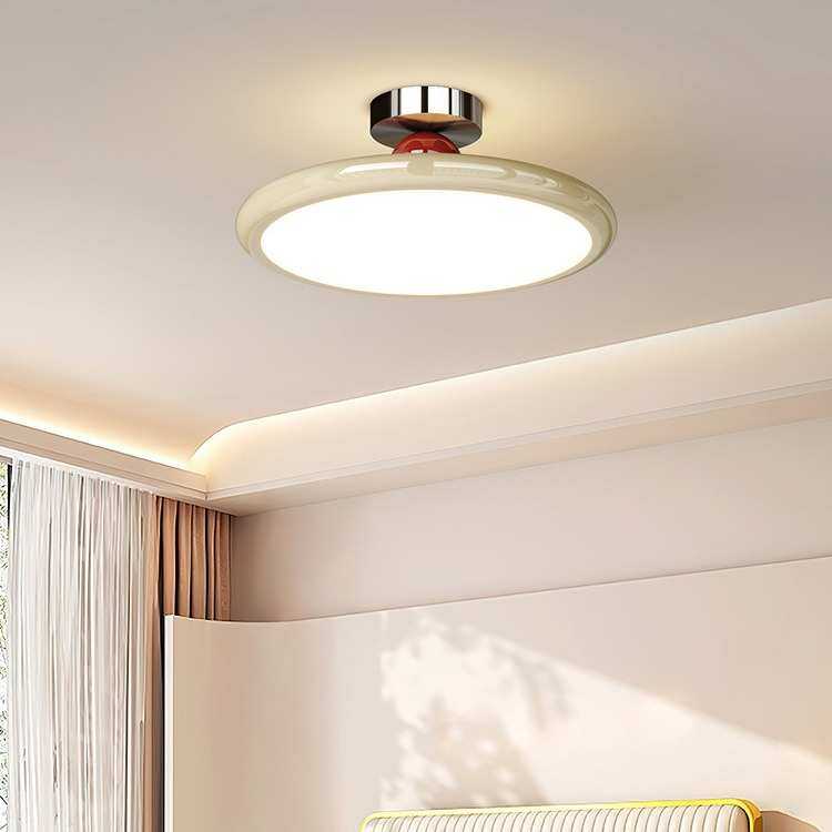 卧室吸顶灯现代简约个性创意圆形LED房间灯全光谱护眼主卧房间灯,淘宝优惠券,粉丝福利购,淘宝优惠卷