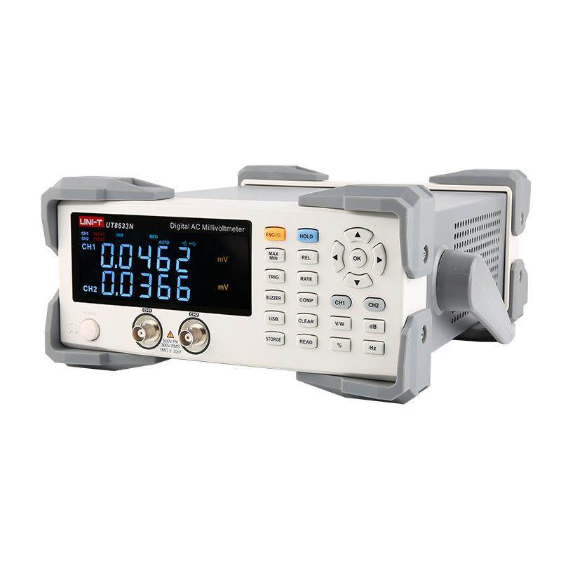 UT8633N高精度电压表双通道台式自动量程数字交流毫伏表 - 图3