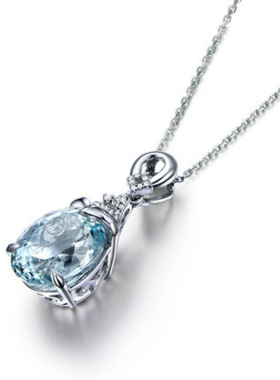 海蓝宝吊坠【单吊坠不含链】