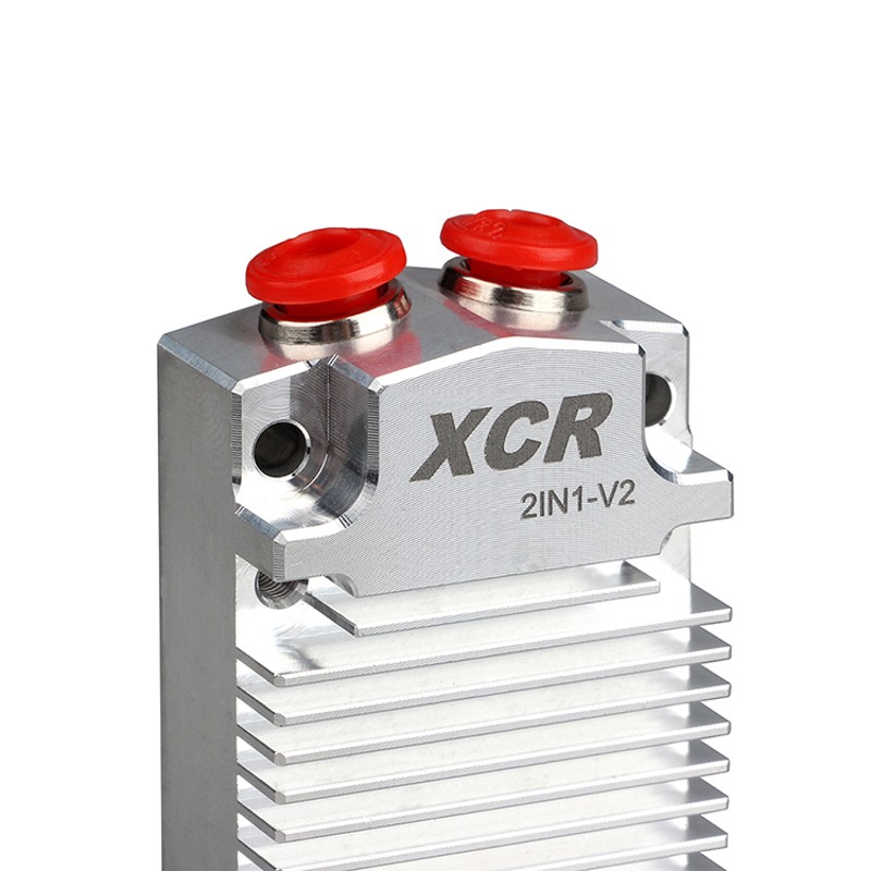 3D打印机XCR 2IN1-V2二进一出双色喷头挤出头 双头换色打印头1.75 - 图2