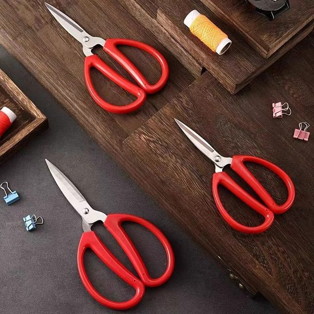 Home red wedding ribbon cutting special cut imported authentic powerful pointed scissors shoes special cut hardware tools