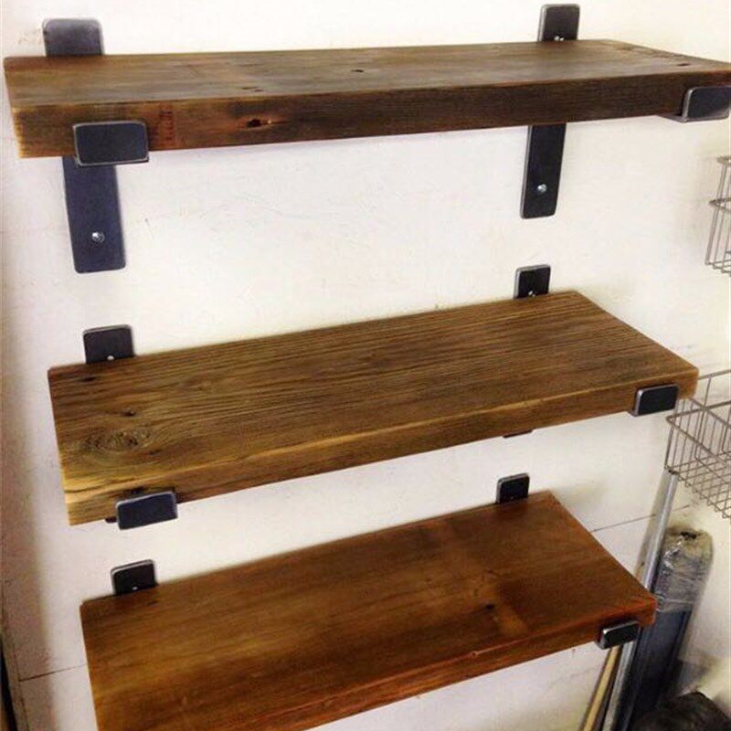 实木一字隔板墙壁架客厅展示架搁板微波炉架复古搁板客厅酒架书架,淘宝优惠券,粉丝福利购,淘宝优惠卷