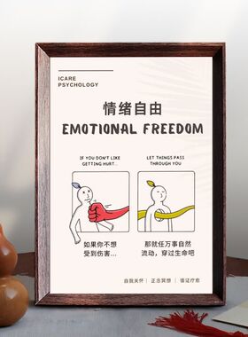 将情绪当作过客治愈高能量相框