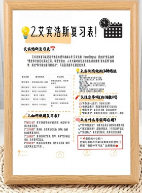 学霸的八种学习方法相框摆台