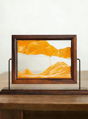 简约现代高档沙漏流沙画摆件玄关酒柜电视柜家居装饰品送乔迁礼物