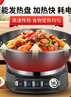 【扬子正品】纯铸铁无涂层电炒锅