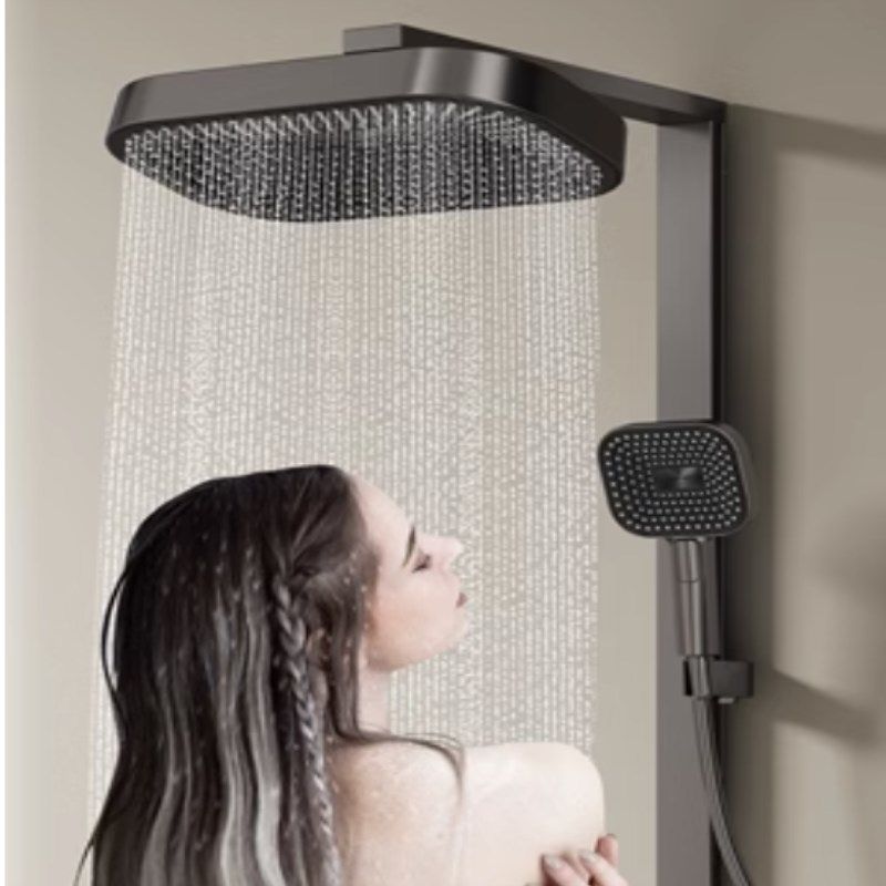 枪灰数显气氛灯淋浴花洒套件家用冷热钢琴键四淋浴器增压淋浴喷头,淘宝优惠券,粉丝福利购,淘宝优惠卷