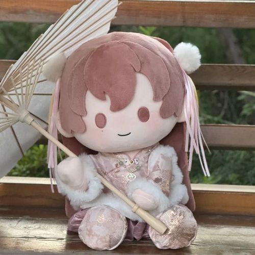 雪绒绒娃衣40cm棉花娃娃衣服坐姿一番赏换N装毛绒玩偶冬季外套萌 - 图3