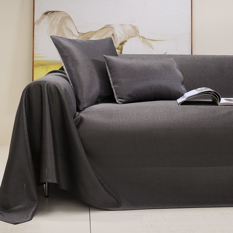 夏季沙发盖布盖巾冰丝凉席现代沙发罩防滑沙发垫防尘沙发巾,淘宝优惠券,粉丝福利购,淘宝优惠卷