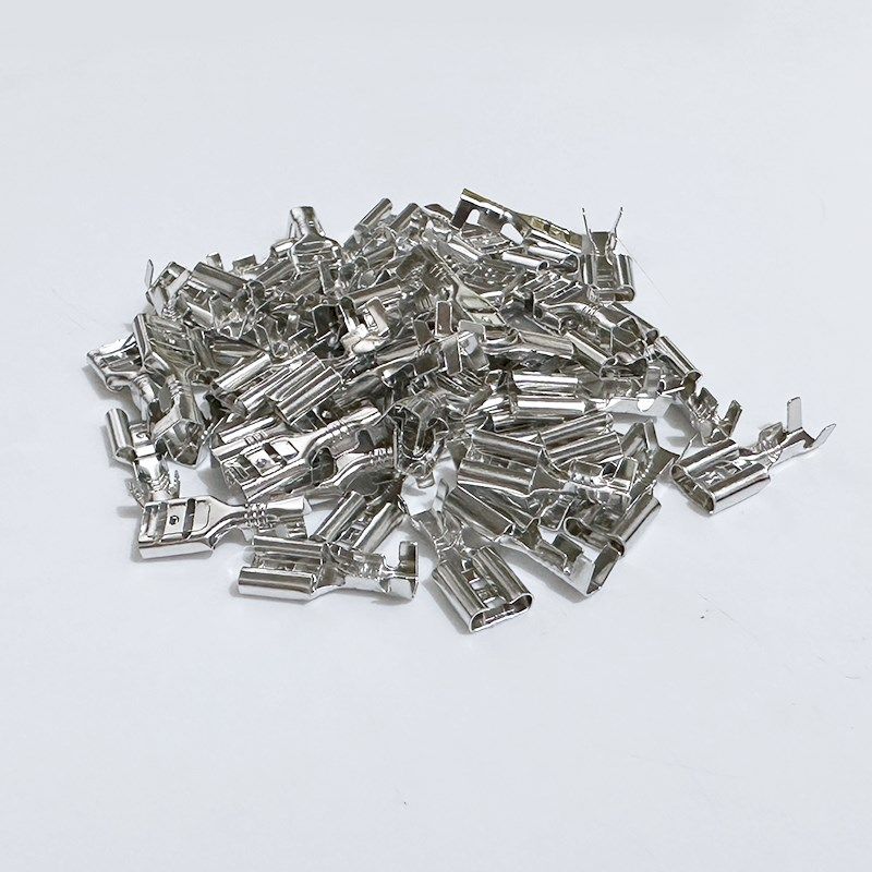 6.3插簧端子 直头 接插件 插拔式冷压接线端子 铜线耳2000只,淘宝优惠券,粉丝福利购,淘宝优惠卷