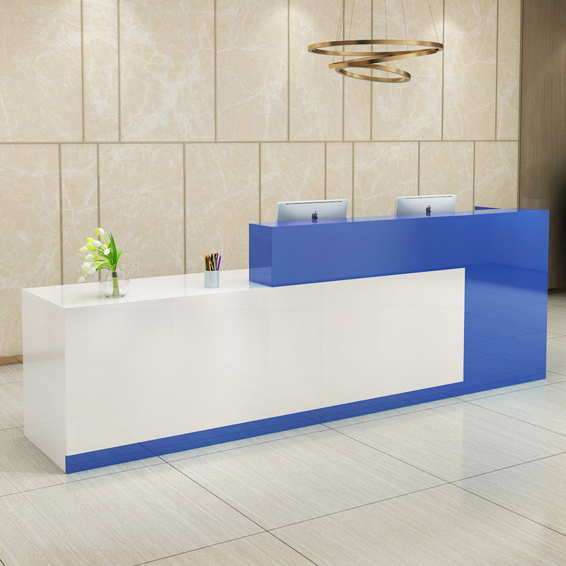 收银台前台接待台简约现代店铺小型商用吧台柜超市服装店柜台烤漆,淘宝优惠券,粉丝福利购,淘宝优惠卷