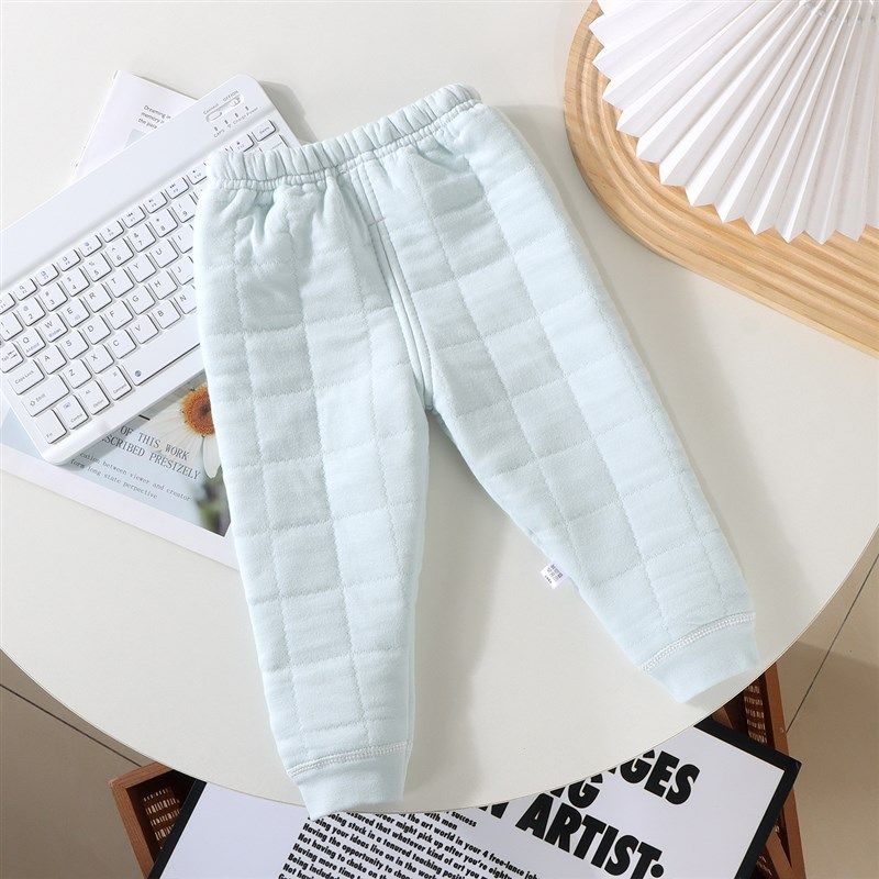 儿童纯棉保暖裤三层夹棉裤内穿加厚秋裤棉毛裤男女童打底宝宝睡裤,淘宝优惠券,粉丝福利购,淘宝优惠卷