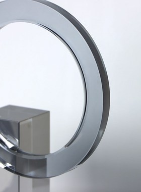 圆环轻奢极简几何烛台书房样板房茶几玄关卧室家居客厅装饰品摆件