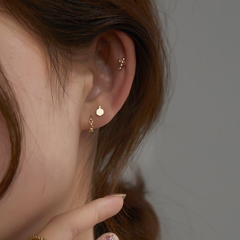 srrmhyn韩国迷你时尚耳钉女银小巧精致气质耳扣耳环2023年新款,淘宝优惠券,粉丝福利购,淘宝优惠卷