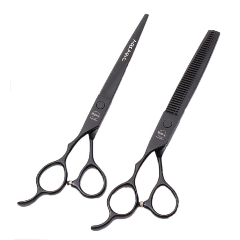 阿恰比左手剪刀理发平剪牙剪左撇子专用美发刀剪打薄7寸宠物直剪,淘宝优惠券,粉丝福利购,淘宝优惠卷