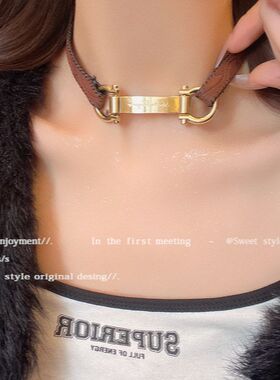 项圈金属choker轻奢风潮y2k项链