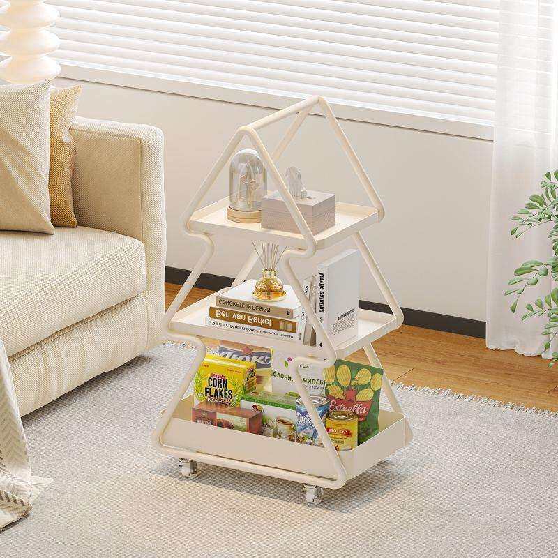 圣诞树客厅几可简约移动小推车创意沙发柜带收纳茶几床头置物架,淘宝优惠券,粉丝福利购,淘宝优惠卷