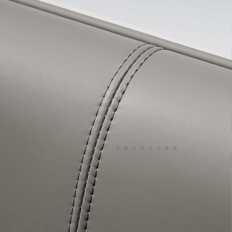 现代简约办公沙发接待洽谈区休闲沙发创意组合商务经理办公室沙发 - 图3