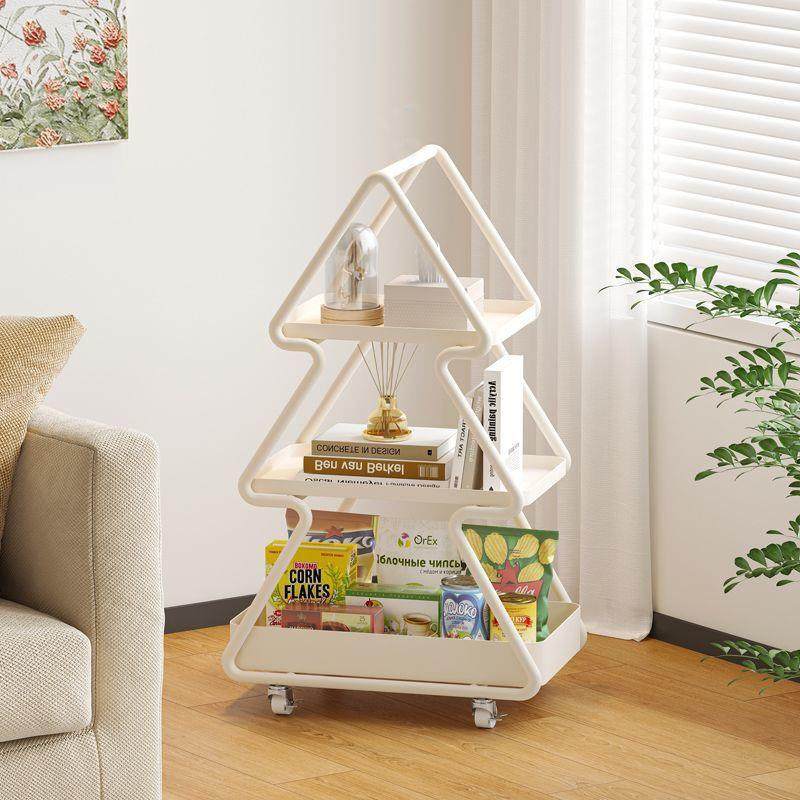 圣诞树客厅几可简约移动小推车创意沙发柜带收纳茶几床头置物架,淘宝优惠券,粉丝福利购,淘宝优惠卷