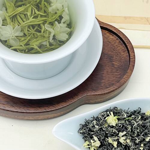 2026年新茶四川特产茶叶礼盒装官方飘雪茉莉花茶伴手礼送长辈朋友 - 图3