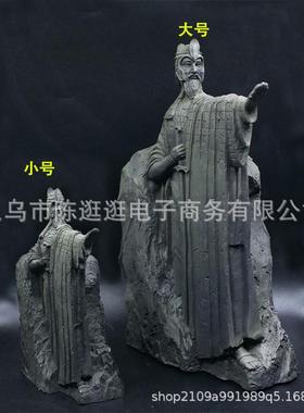 【折扣价】指王魔戒霍比特环像人刚铎之门阿苟纳斯雕书档摆件手书