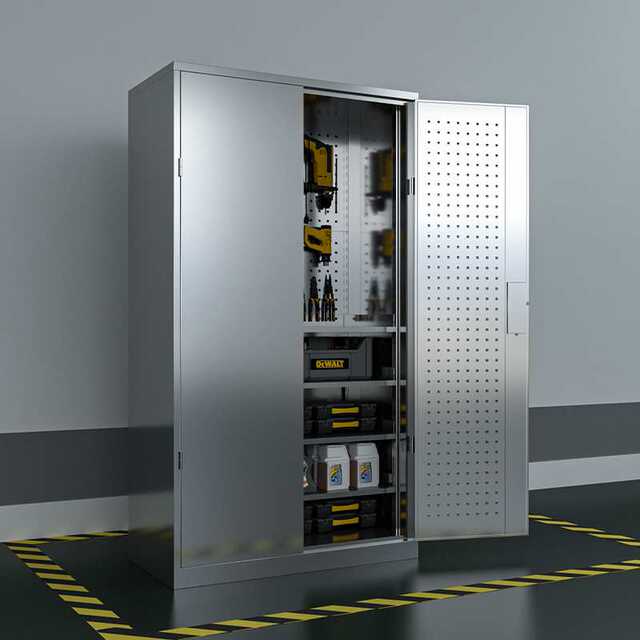 304 stainless steel tool cabinet hardware storage cabinet tool auto repair workshop parts cabinet double door heavy duty tool cabinet