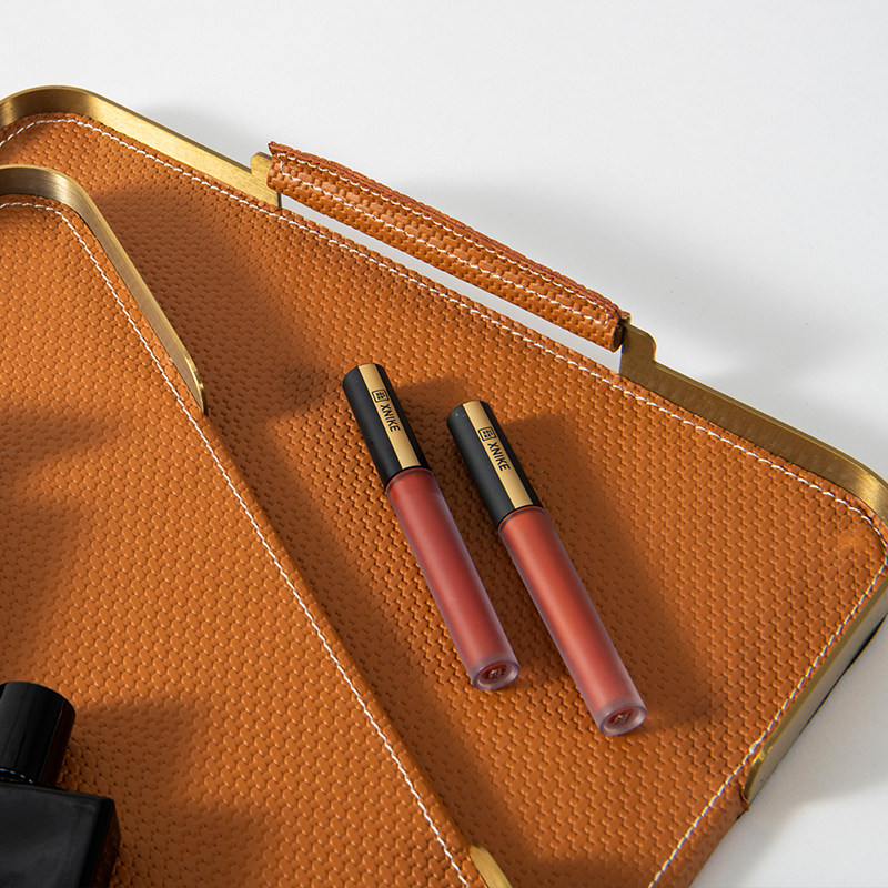 zon 现代皮革金属托盘样板间客厅酒店餐桌柜台软装饰品,淘宝优惠券,粉丝福利购,淘宝优惠卷