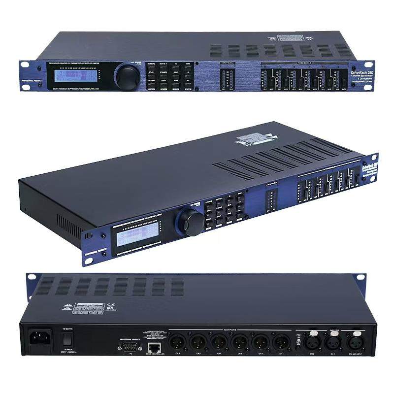 260数字音频处理器专业线阵音箱舞台演出效果器2进6出分频反馈器,淘宝优惠券,粉丝福利购,淘宝优惠卷