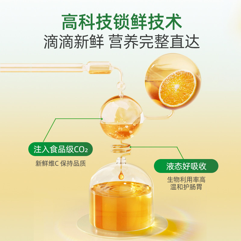 【自营】童年时光ChildLife维生素VC*3儿童宝宝甜橙维c强免疫医药